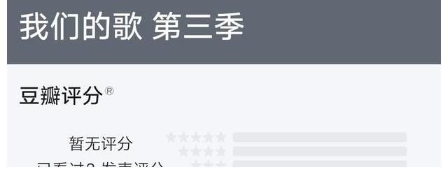 《我們的歌》八期已過(guò)，評(píng)分仍未出爐，收視率與打分人數(shù)不成比例