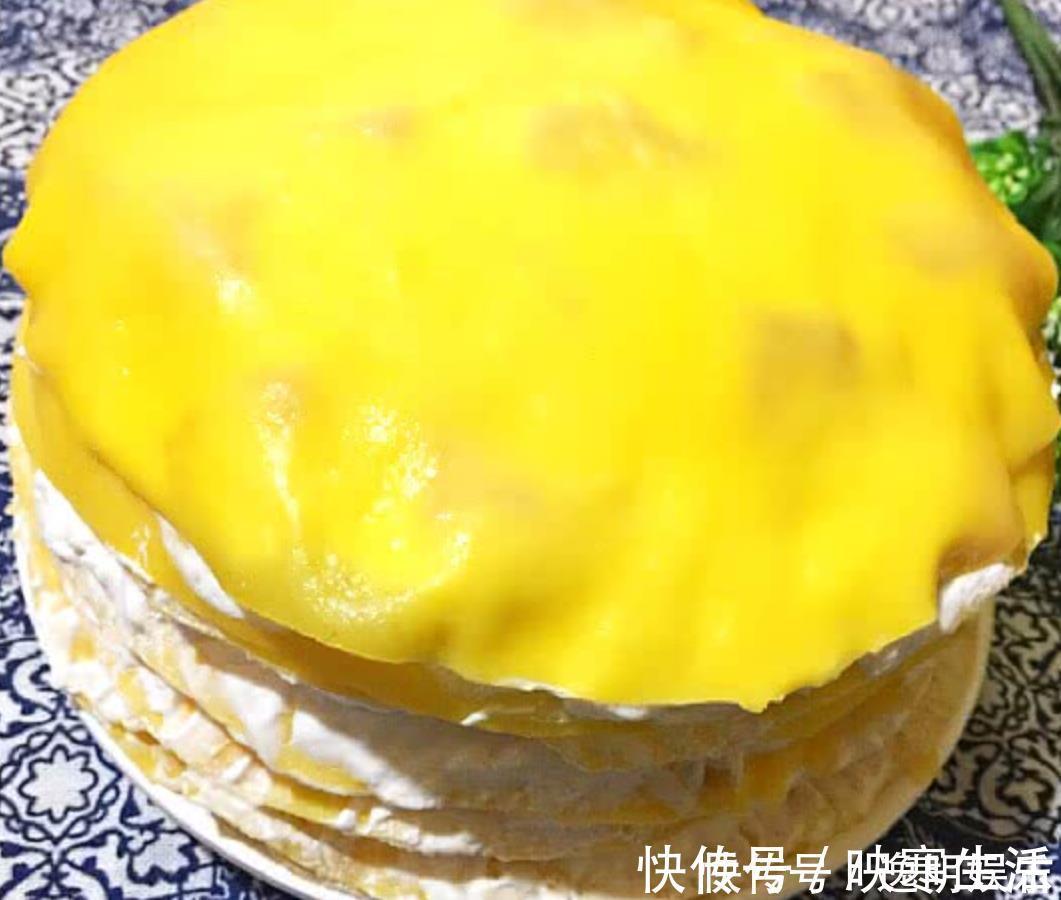 想吃千层蛋糕不用买，教你在家做，不用烤箱，层次丰富，柔软香甜