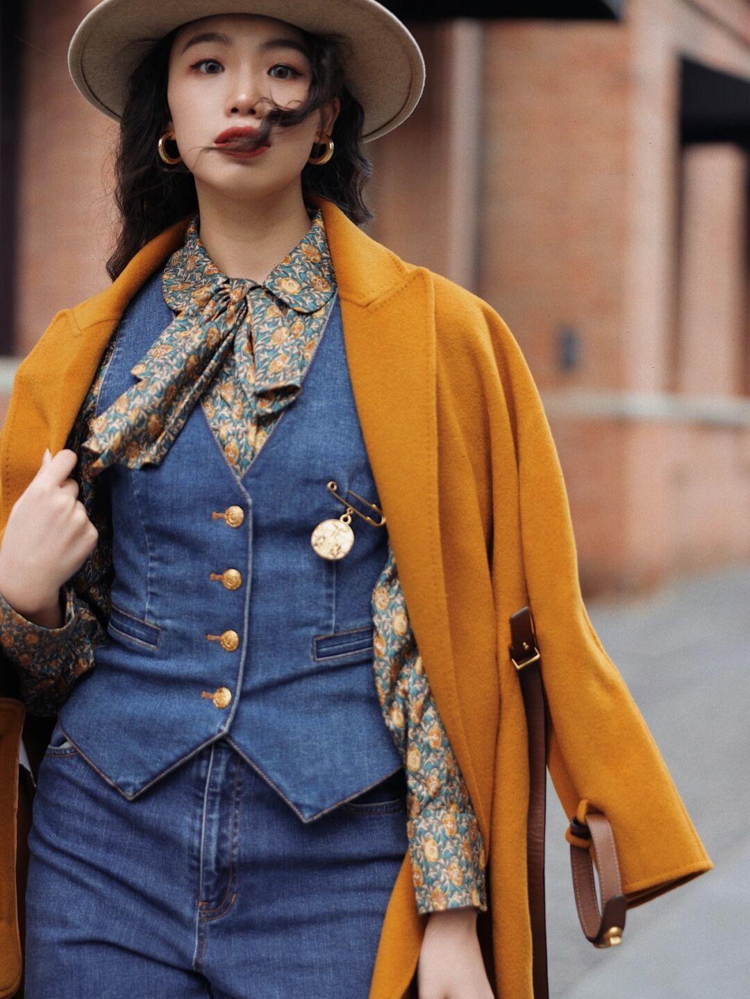 暖色调|冬季想保暖就试试“暖色调大衣”,体面而优雅,让你气质爆表