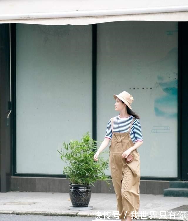 条纹衬衫 休闲慵懒风怎么搭条纹衬衫+棉麻长裤简约洋气,气质又优雅!