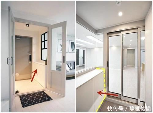 玄关|没玄关没隐私，这样设计搭建小房间，只花了1㎡就收获4大好处