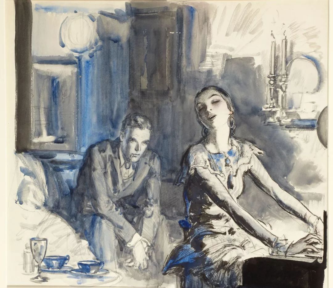 上流社会@美国最伟大的插画家,记录了上流社会的男男女女纸醉金迷的情景