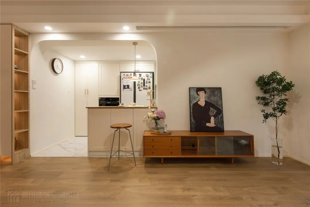 文艺|135㎡现代简约,温馨舒适的空间,加上草绿色的点缀,文艺舒适