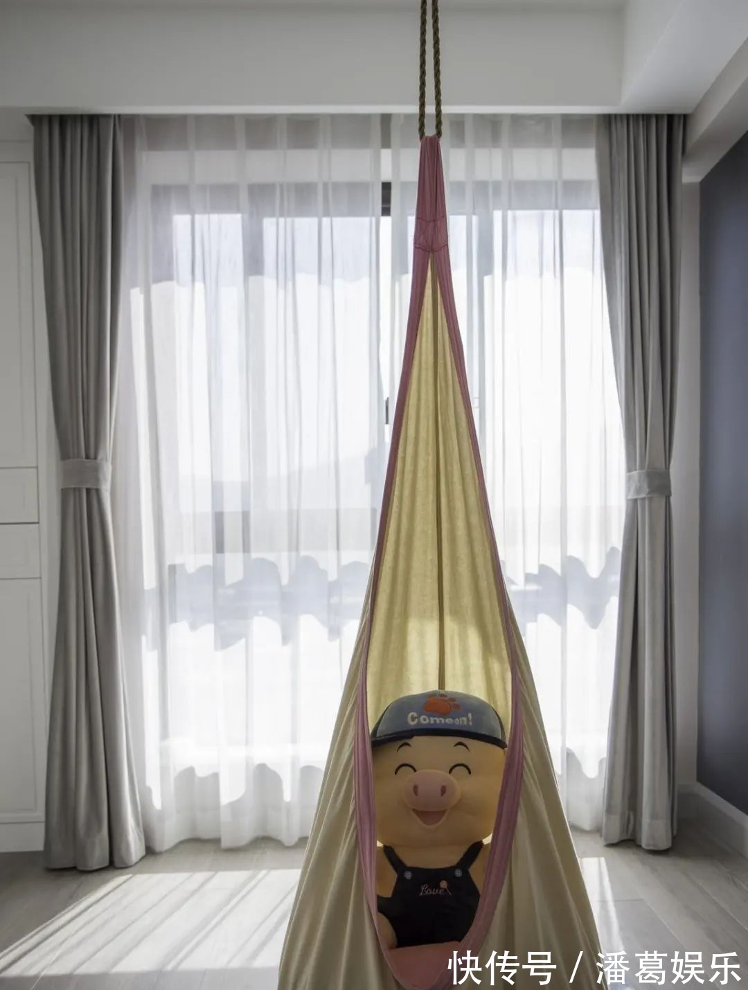 情趣|180㎡浪漫小窝，蓝与粉、灰与白，优雅情趣，轻松舒适