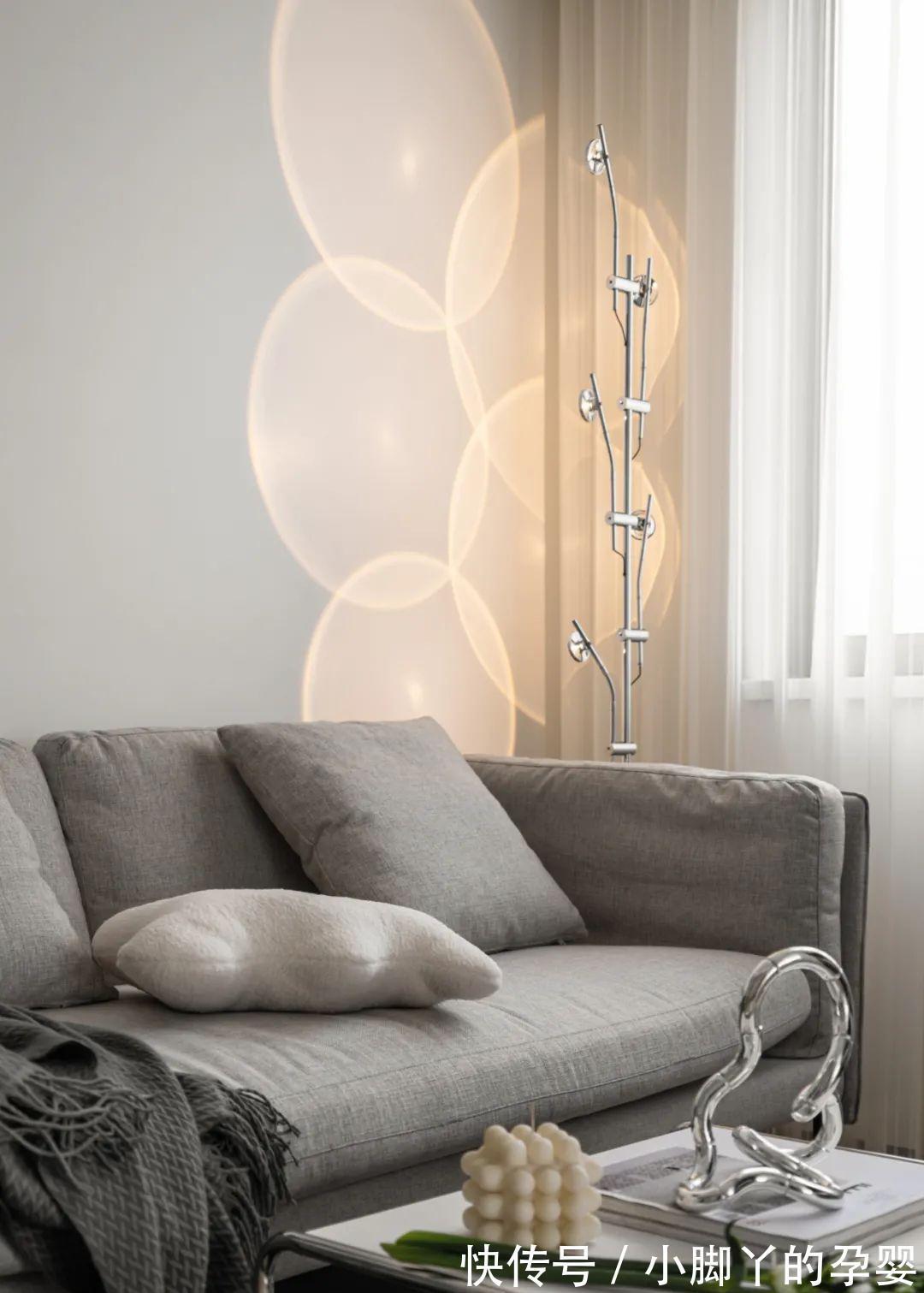 洗衣机|98㎡三居室,现代简约风格,洗衣机藏进阳台柜,太会装了!