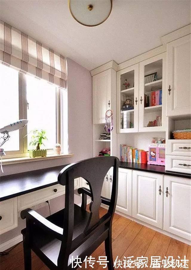 美好的时光|95平清新美式,餐厅酒柜+卡座+收纳柜一体,设计实在太赞了!