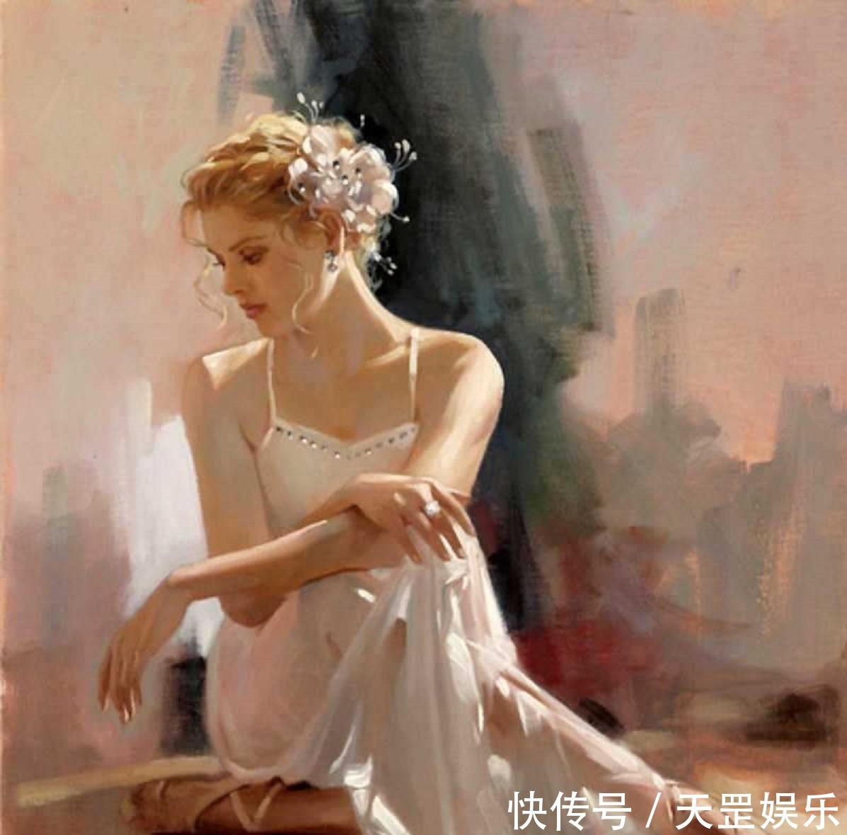 历史人物!明艳的色彩中迸发出唯美惊艳的女性魅力——擅画女人的约翰逊