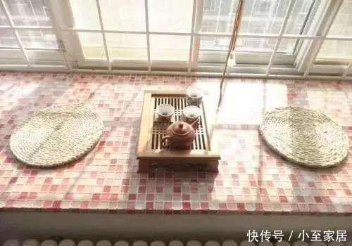 马赛克|飘窗万万不要铺大理石了,装这种更省钱漂亮,实在是太聪明了