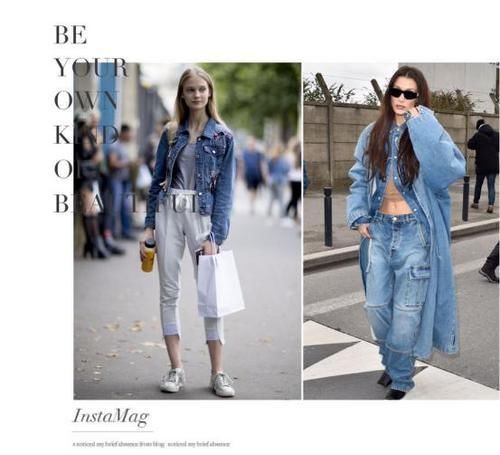 外套太多看得眼花缭乱，今年“牛仔外套”潮流来袭，谁穿谁好看