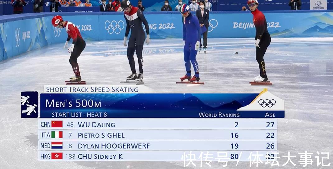 王濛|500米预赛!武大靖、任子威小组第一,孙龙被挤飞,王濛不想回应