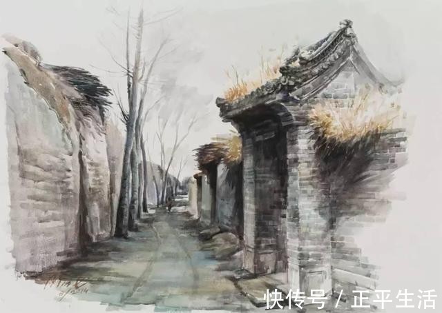 旅美$旅美水彩艺术家李民笔下的中国风景画!他用艺术诠释“家”的味道