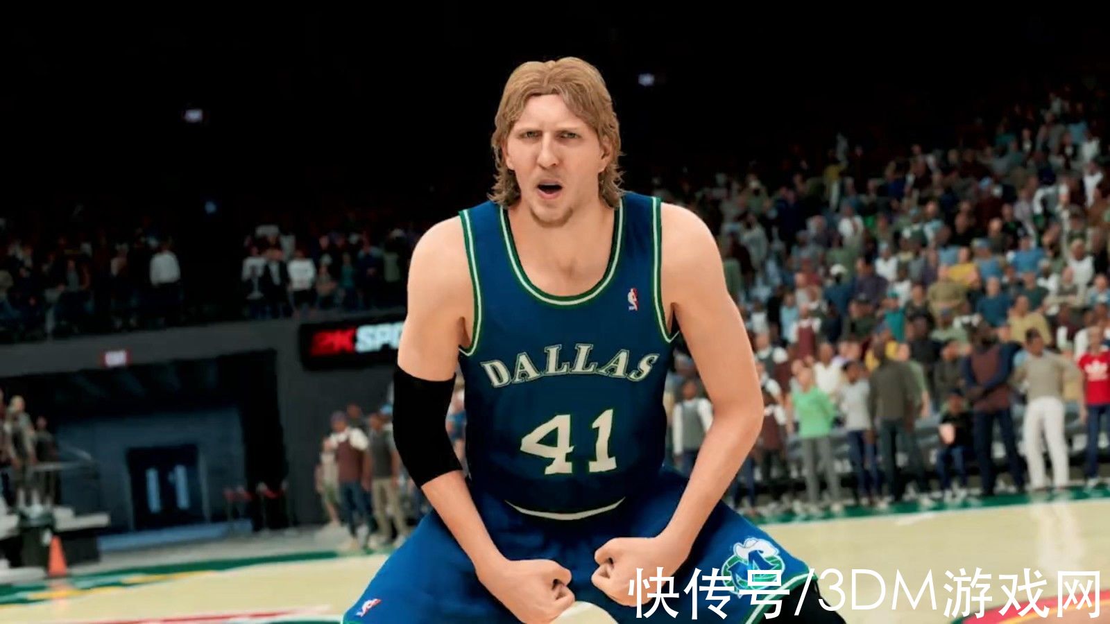 nb诺维斯基41号球衣退役 NBA2K官方发游戏版视频纪念