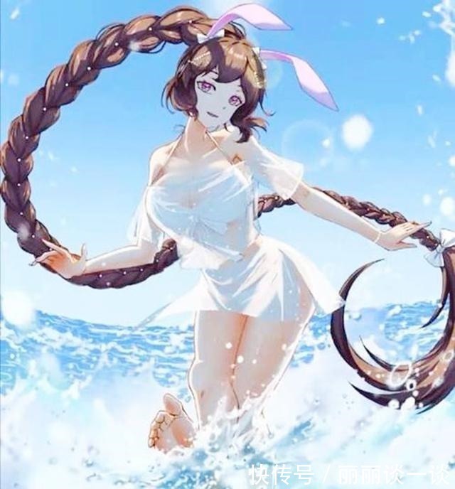 三哥|斗罗大陆当小舞穿上泳装,红色的惹眼,蓝色的大胆,手绘的好甜!