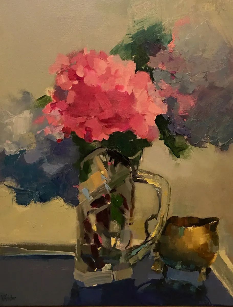 笔力独到，气势如虹，看看这二位的油画