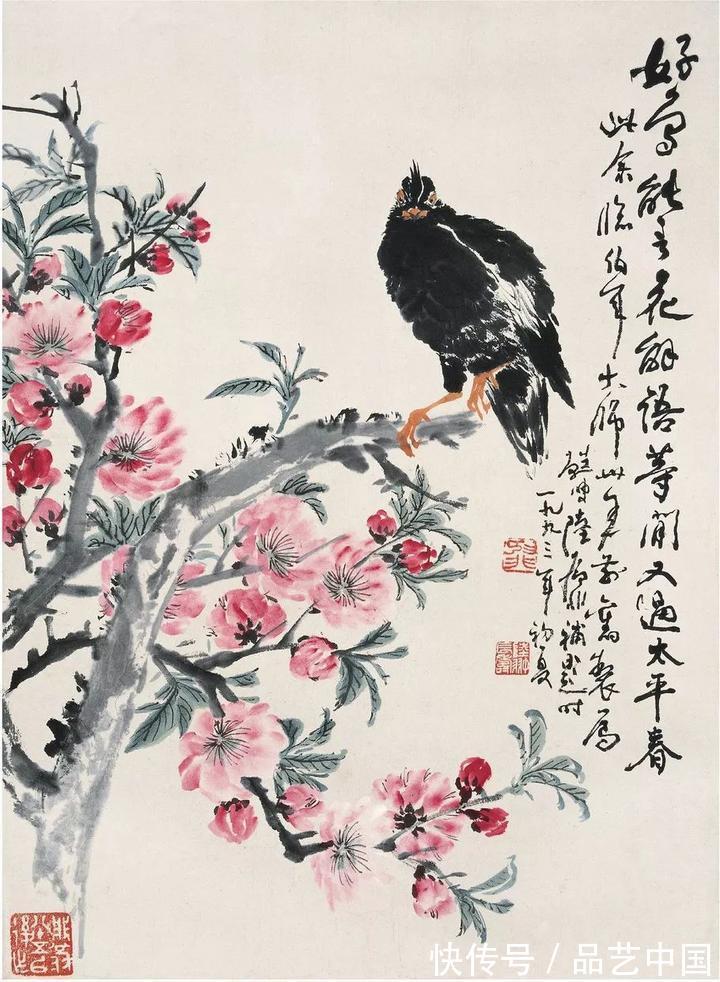 中国画&陆抑非：出色的大写意花鸟画家多半是书法家，大写意画是写出来的，不是画出来的