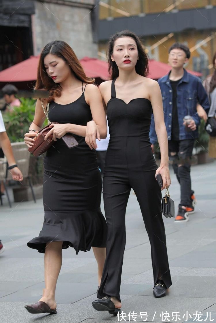 美女|非常有气质的微胖美女，连体裤时尚又美丽