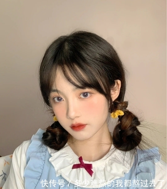 马尾|根据脸型选择发型,高丸子头利落显精神,这一款发型很是优雅温柔