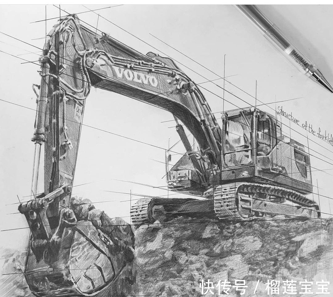 辅助线$为什么素描要这么画?0基础用辅助线,老师们直接画,涨知识了