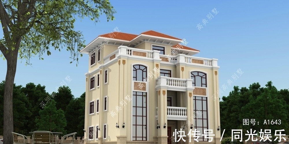 露天式|农村四层住宅,这样设计,每一个细节设计都让你充满贵族般的享受