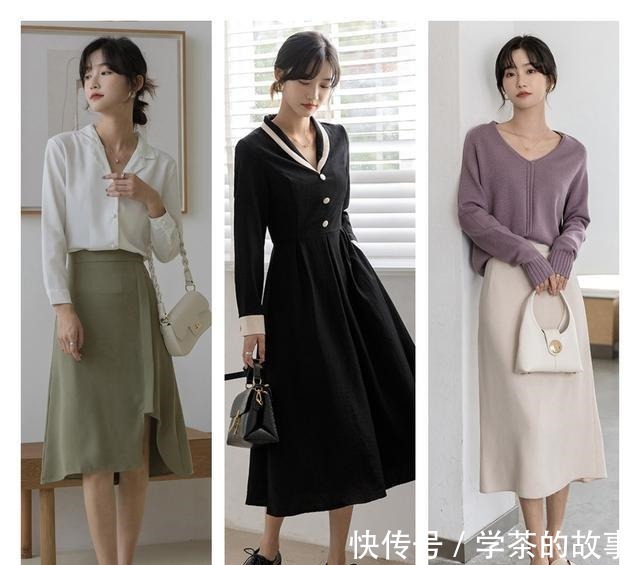 气质感 早春上班穿什么法式温柔的通勤风穿搭，简约气质，又美又高级！