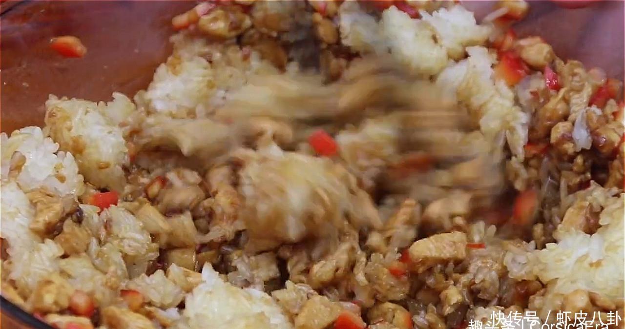 糯米的简单做法真好吃，不炒不煮，鲜香软糯，每次上桌都控盘