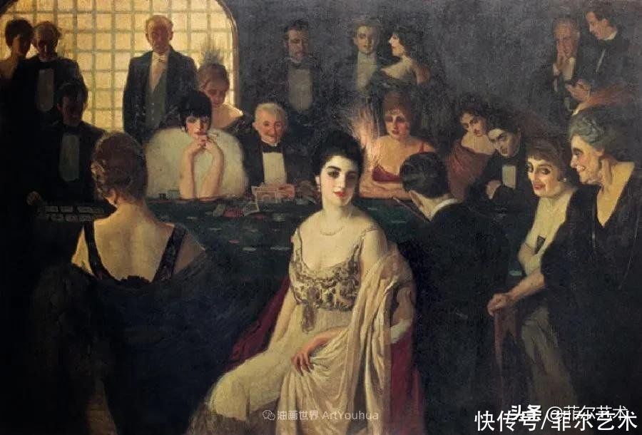 何塞·|西班牙画家何塞·克鲁斯·埃雷拉女性人物油画作品欣赏