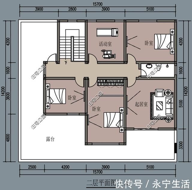 建筑|农村建房没有堂屋，那还怎么住人8套带堂屋户型30万就能盖