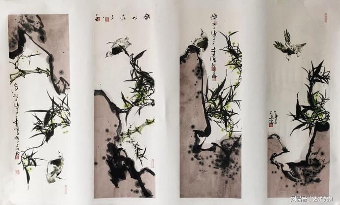 韦智杰$墨破色法,是在于画家对其的理解和领悟,而不是使用