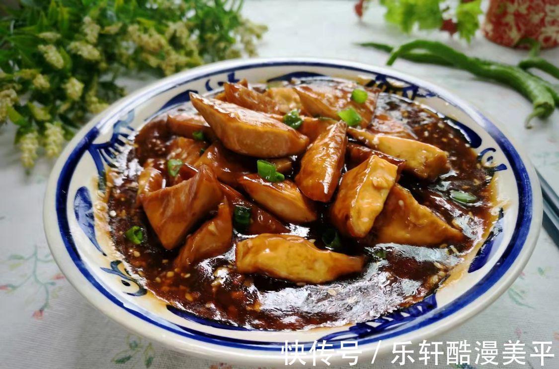 女儿|豆干这样做真香,做法简单又下饭,每次吃女儿连汤汁也不放过!