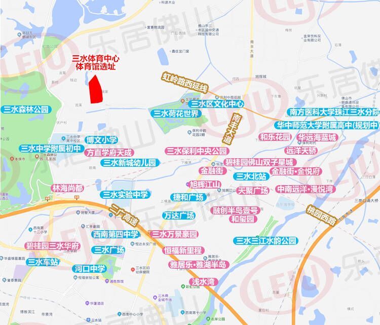 新体育馆|效果图曝光！占地超10万㎡！三水区新体育馆规划全披露