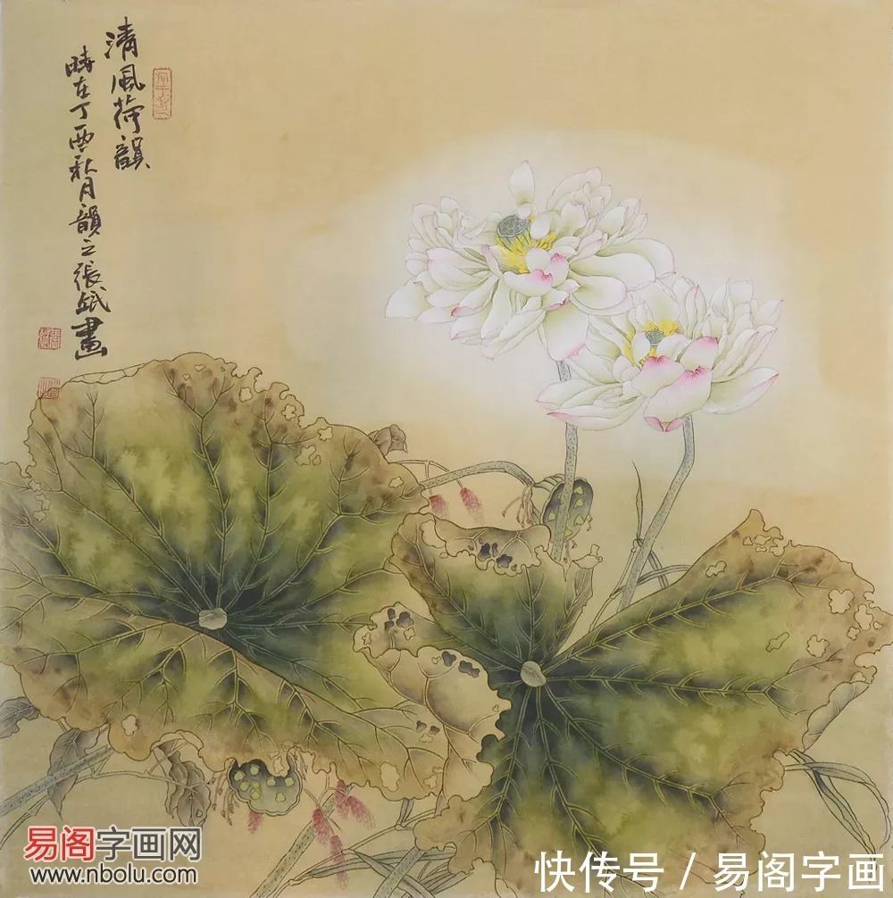 花鸟画@画家张斌 一位在宫廷画上比肩郎世宁的艺术家