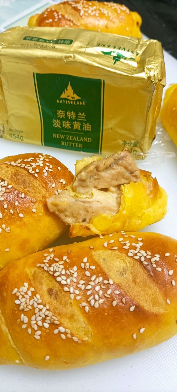 高筋粉|南瓜鸡肉面包