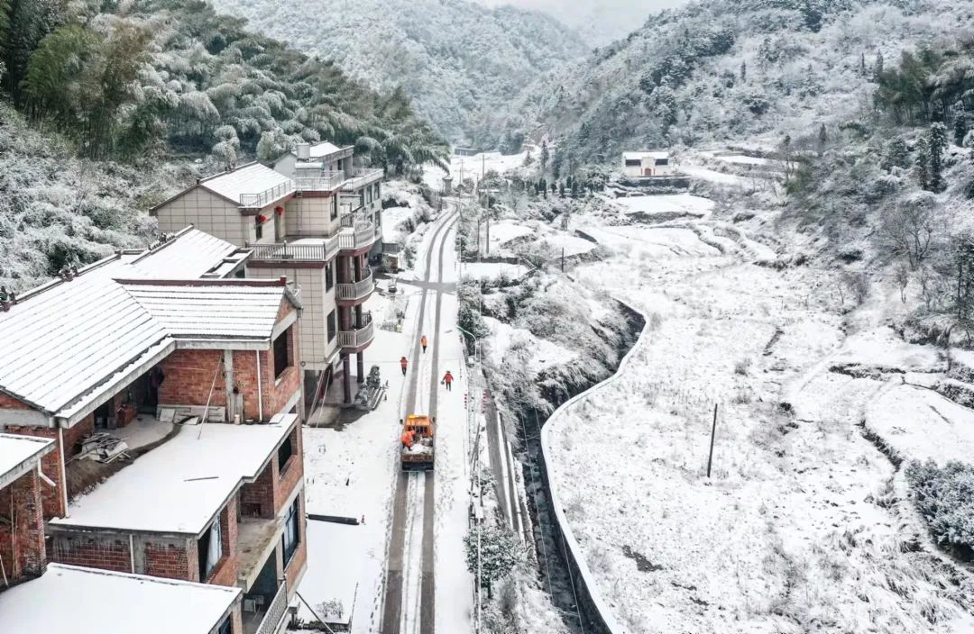 美成仙境|一场雪后 永康这条盘山公路美成仙境