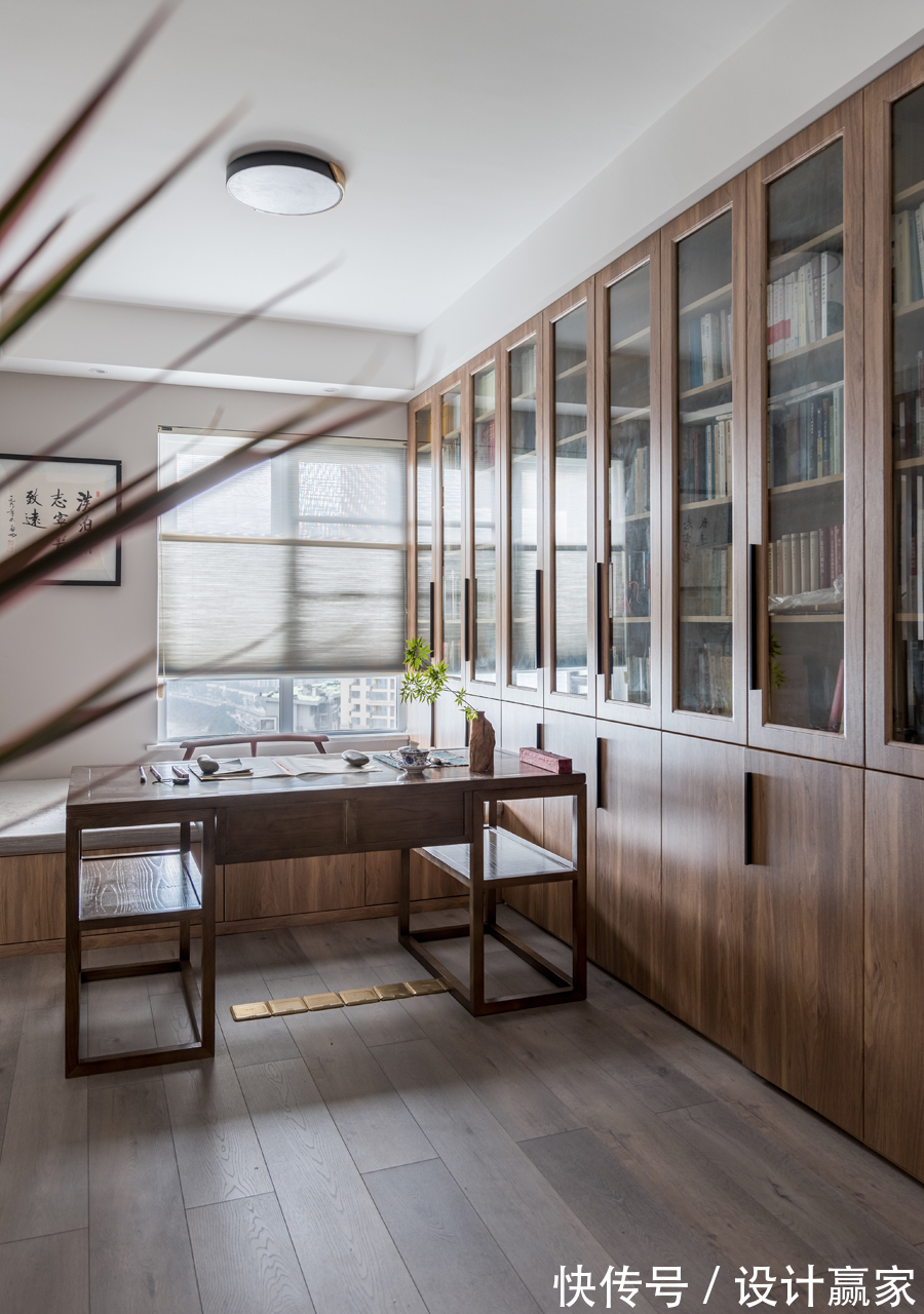 业主|有一种美叫新中式,这套143㎡大平层,透出原木质感,古韵气质