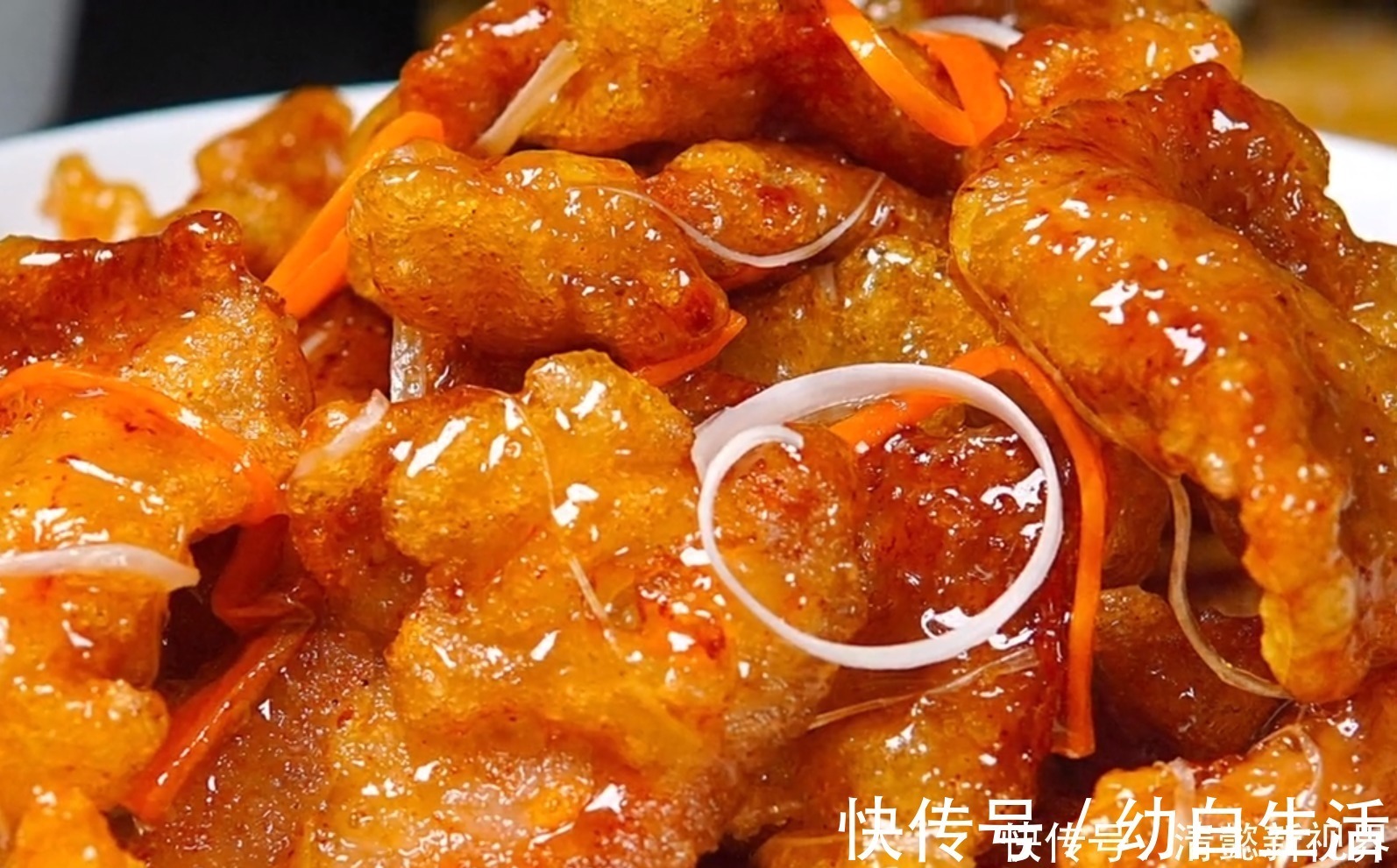 老左|锅包肉家庭版做法,酸甜酥脆不回软,在家也能做出饭店的味道