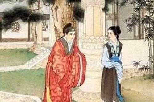 下联@才女出上联：“朝朝暮暮，进进出出”，书生对出下联让才女红了脸