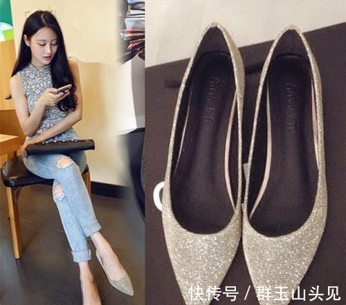 底鞋|走在悠然时光里,平底鞋穿着舒服,也能穿出高跟鞋的好身材和气场!