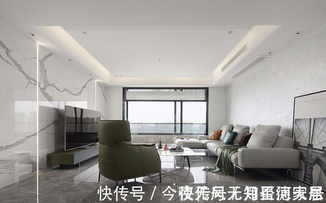 房子|200平的现代四居室,注重空间共享和沟通,打造极简的生活空间