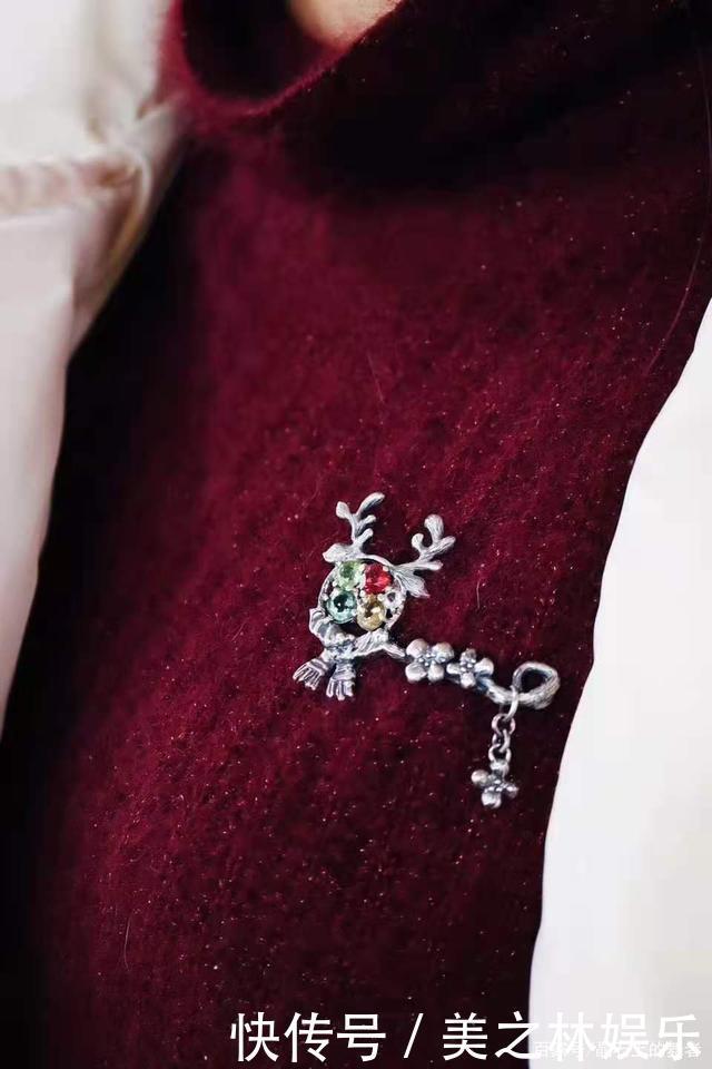 秋冬一款胸针胜过10件大牌珠宝,get胸针的佩戴方式!