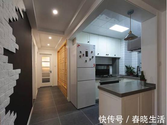 厨房|刚打扫完入住的新家,整体好看,就是开放式厨房有点小遗憾