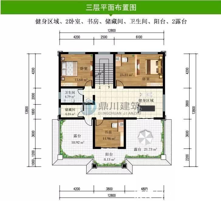 卧室|占地150平方到180平方，9套自建别墅图纸，农村建房不愁