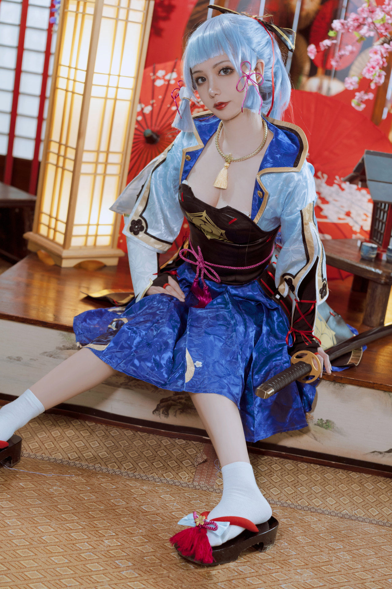神里绫华cospl《原神》神里绫华cosplay