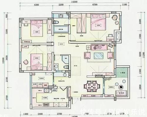 客餐厅|140平新房花13万装修,全屋打满柜子最满意,家具没入场就很漂亮