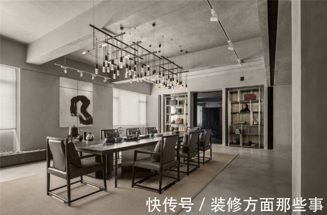 三居室|120平高级灰三居室,看似简单却不乏高级