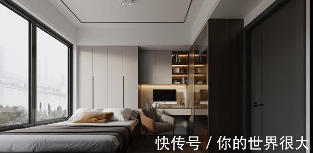 卧室|180㎡现代轻奢风,中西合璧的餐厨,颜值高还实用!