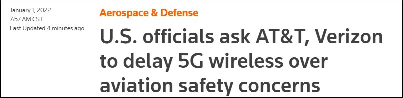 运营商|美国交通部长和空管局再次要求两大运营商延期部署5G