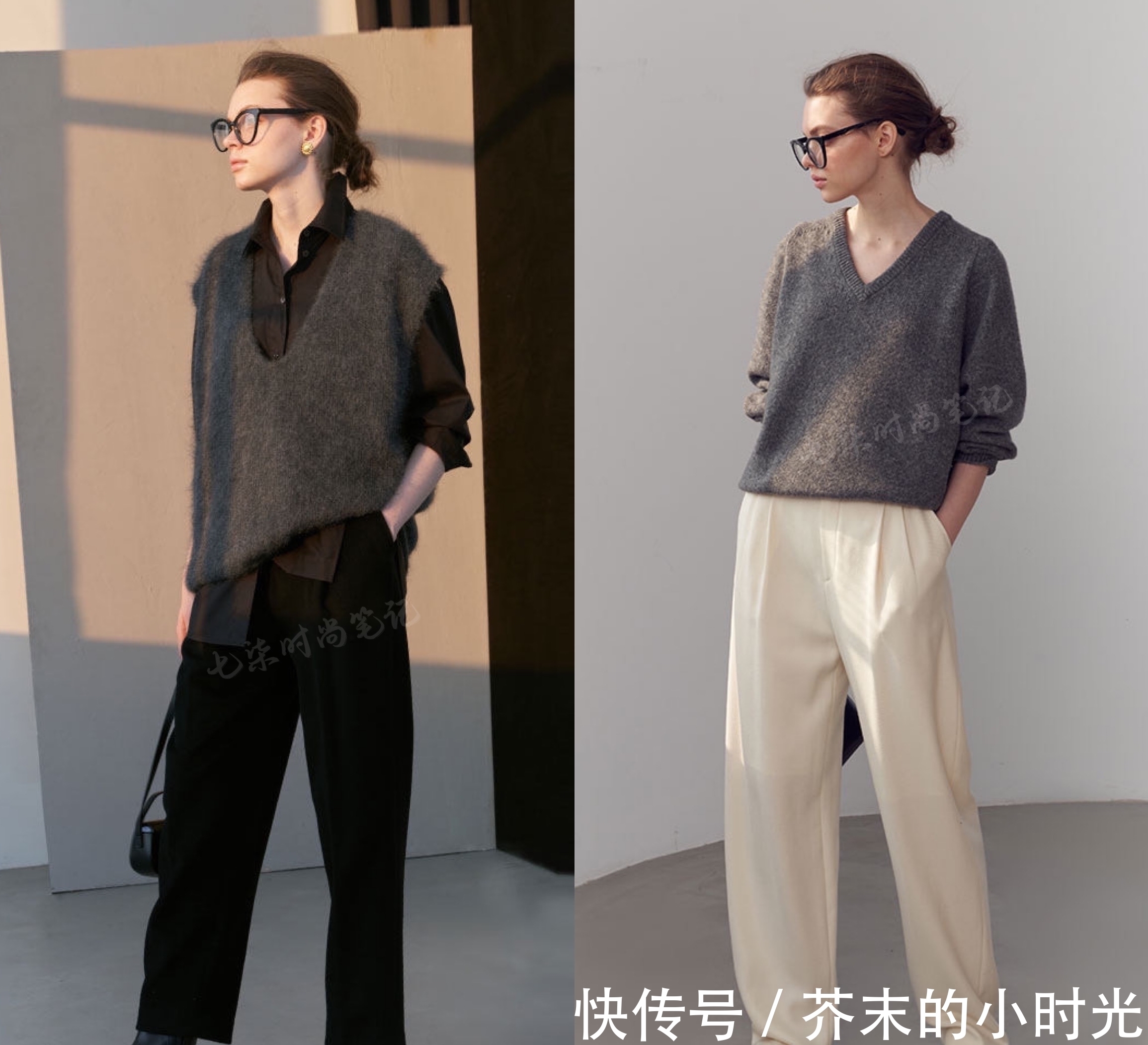 极简风 冬末初春,极简风穿搭示范,简约高级又耐看