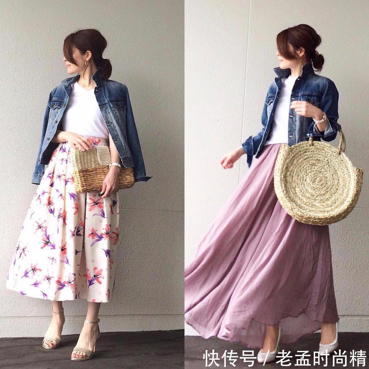 半身裙|早秋不会穿?跟着博主学,让你学会“一衣多穿”,两周穿搭不重样