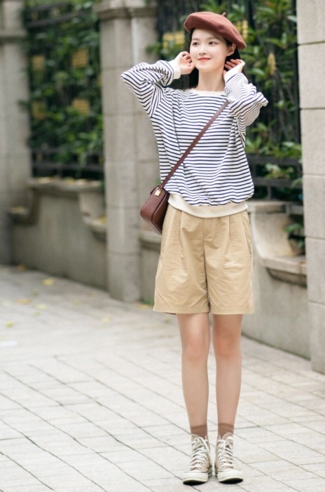 大长腿|小个子女生别总穿长裤,试试“下半身失踪”穿搭法,显高又洋气