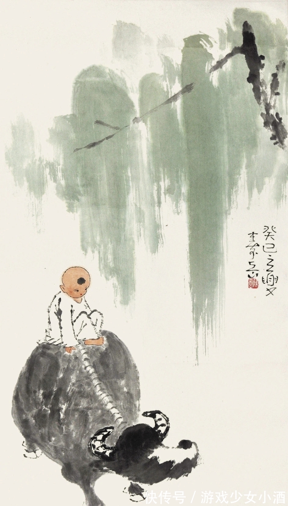 陈子庄@他贵为山水画大师的儿子,绕开中国画师承的最大忌讳,可敬可嘉!